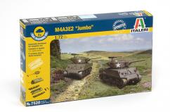 Italeri 1/72 M4A3E2 'Jumbo' 2 Model Fast Assembly Kit image