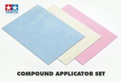 Tamiya Compound Applicator Set (3 Cloth Colours) image