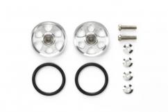 Tamiya Mini 4WD 19mm Aluminium BallRace Rollers (6 Spokes) image