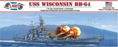 Atlantis 1/600 USS Wisconsin BB-64 Battleship image