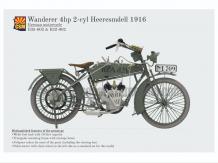 CSM 1/35 Wanderer 4hp 2-cyl Heeresmdell 1916 German Motorcycle image