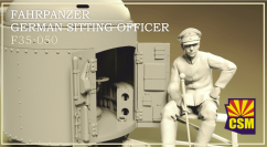 CSM 1/35 Fahrpanzer German Sitting Officer image