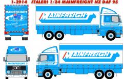 Italeri 1/24 Mainfreight Truck Decal Set Only image