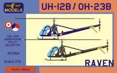 LF Models 1/72 Hiller UH-12B / OH-23B Raven Helicopter image