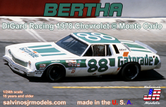 Salvinos Jr 1/24 Chevy Monte Carlo "Bertha" DiGard Racing 1978 image