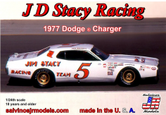 Salvinos Jr 1/24 Dodge Charger 1977 JD Stacy Racing #5 Neil Bonnet image