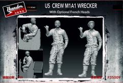 Thunder Model 1/35 US Crew M1A1 Wrecker and SImilar Vehicle image