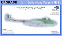 Tasman Models 1/72 DH Vampire FB.5 image