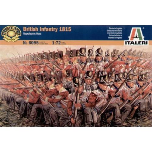 ITALERI Waterloo 1/72 Napoleonic Wars British Infantry 1815 Hobby 6095 TA015 