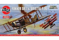 Airfix 1/72 Fokker DR1 Triplane & Bristol Fighter Dogfight Double image