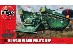 Airfix 1/76 Buffalo Willys MB Jeep image