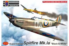 Kovozavody Prostejov 1/72 Supermarine Spitfire Mk.Ia 'Black & White' image