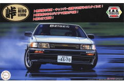 Fujimi 1/24 Toyota AE86 Levin Drift King w/Carbon Hood Decal image