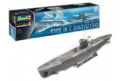 Revell 1/72 German Submarine Type IXC U67/U154 image