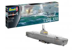 Revell 1/144 German Submarine Type XXI image