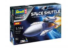 Revell 1/144 Space Shuttle & Booster Rocket 40th Anniversary - Gift Set image