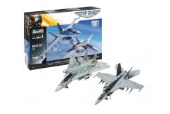 Revell 1/72 Maverick's F/A-18E & F-14D - Top Gun Gift Set image