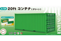 Fujimi 1/24 20ft Container Green image