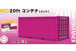 Fujimi 1/24 20ft Container Pink image