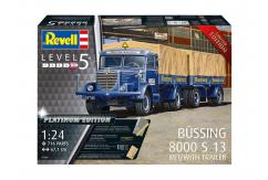 Revell 1/24 Büssing 8000 S 13 W/Trailer Platinum Edition image