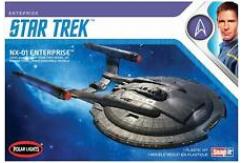 Polar Lights 1/1000 Star Trek NX-01 USS Enterprise - SNAP Kit image