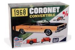 MPC 1/25 1968 Dodge Coronet Convertible W / Trailer image