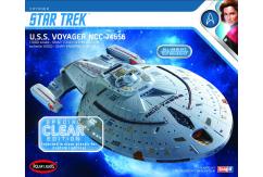 Polar Lights 1/1000 Star Trek U.S.S Voyager Clear Edition - SNAP Kit image