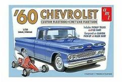 AMT 1/25 1960 Chevrolet Custom Fleetside Pickup with Go Kart 2T image