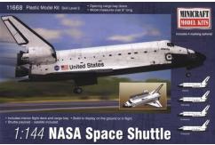 Minicraft 1/144 NASA Space Shuttle - 4 Markings Included  image