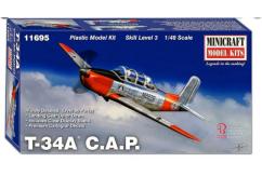 Minicraft 1/48 T-34 Trainer C.A.P Incl Display Stand image