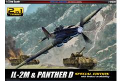 Academy 1/72 IL-2M With Panther D Tank image