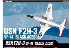 Academy 1/72 USN F2H-3 VF-41 "Black Aces" image