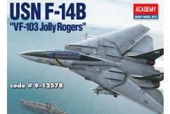 Academy 1/72 USN F-14B VF-103 Jolly Rogers image