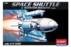 Academy 1/288 Space Shuttle With Booster Rockets image