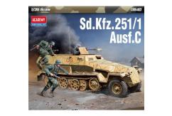 Academy 1/35 German Half Track Sd.Kfz.251/1 Ausf.C image