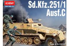 Academy 1/35 Sd.Kfz.251/1 Ausf.C German Half Track image