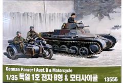 Academy 1/35 German Panzer 1 W/MB & Sidecar image