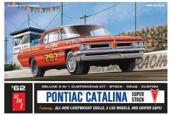 AMT 1/25 Pontiac Catalina 1962 3 in 1 Stock, Drag or Custom image