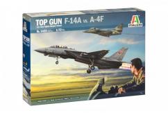 Italeri 1/72 Top Gun F14A Vs A-4F Skyhawk image