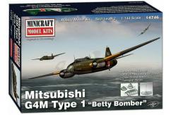 Minicraft 1/144 Mitsubishi G4M Type 1 "Betty" Bomber image