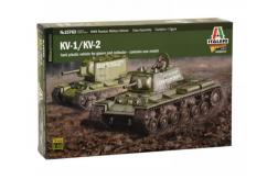 Italeri 1/56 Warlord Games KV-1/KV-2 image