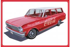 AMT 1/25 1963 Chevy II Nova Wagon W/ Crates - Coke image