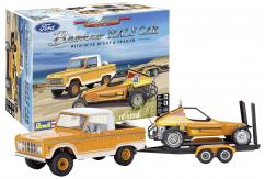 Revell 1/25 Ford Bronco Half Cab with Sandman II on Trailer image