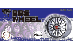 Fujimi 1/24 Wheels & Tyres Set 20" BBS image