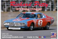 Salvinos Jr 1/25 Richard Petty 1976 Dodge Charger image