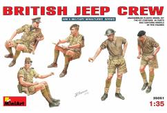 Miniart 1/35 British Jeep Crew image