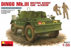 Miniart 1/35 British Scout Car Dingo Mk 3 W/Crew image