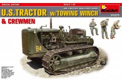 Miniart 1/35 Us Tractor With Tow Special Edtn image