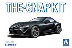 Aoshima 1/32 Toyota GR Supra 2019 Met Black Snap Kit image