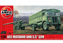 Airfix 1/76 AEC Matador & 5.5" Gun image